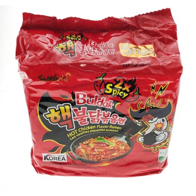 Samyang Extra Hot Chicken Flavor Ramen 140gx5packs